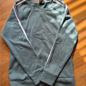 Adidas Men's Crewneck Sweater in Forest Green